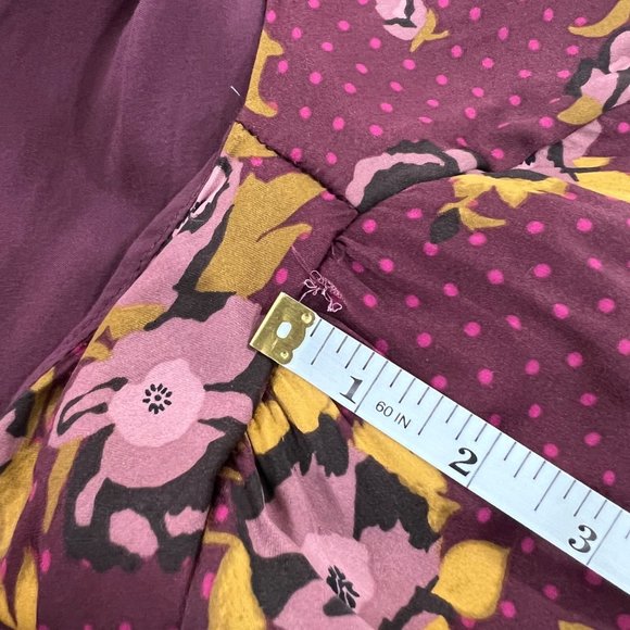 Free People Women's Dress 12 Morning Light Mini Floral Dress Purple 12 - Picture 2 of 9